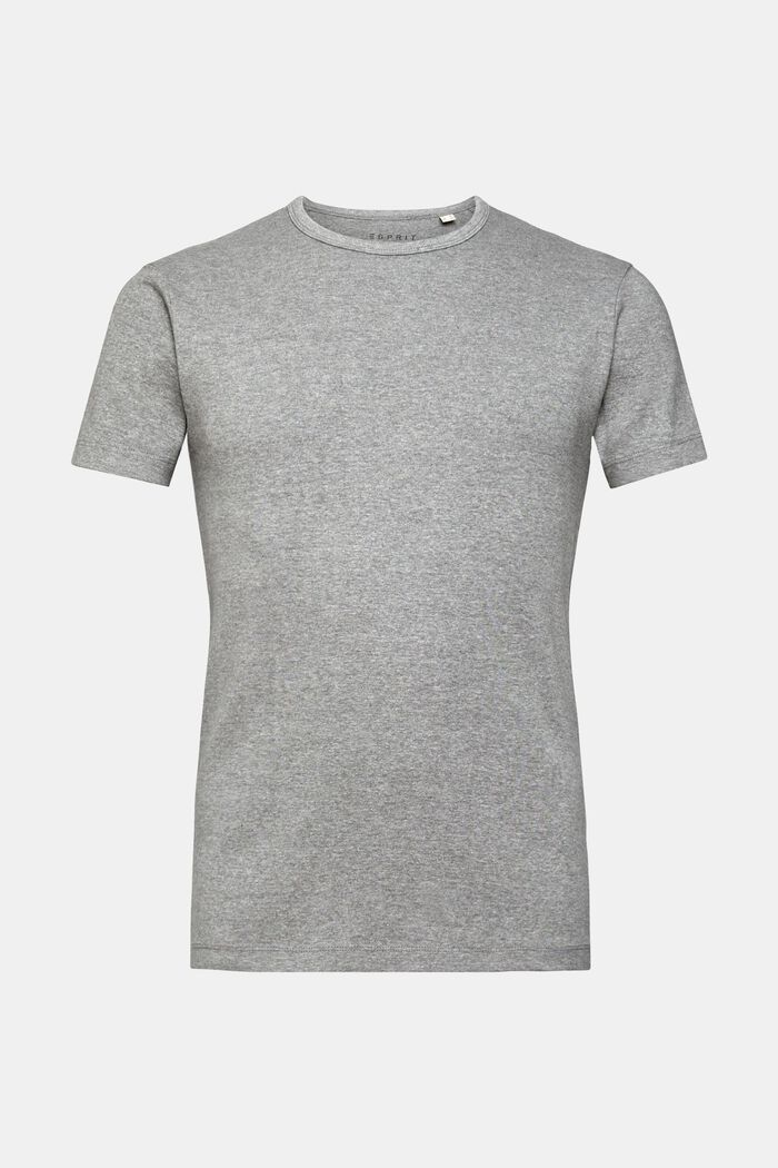 Jersey T-shirt met slim fit, MEDIUM GREY, detail image number 6