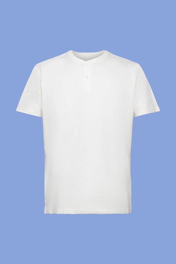 Katoenen henley T-shirt, ICE, detail image number 6