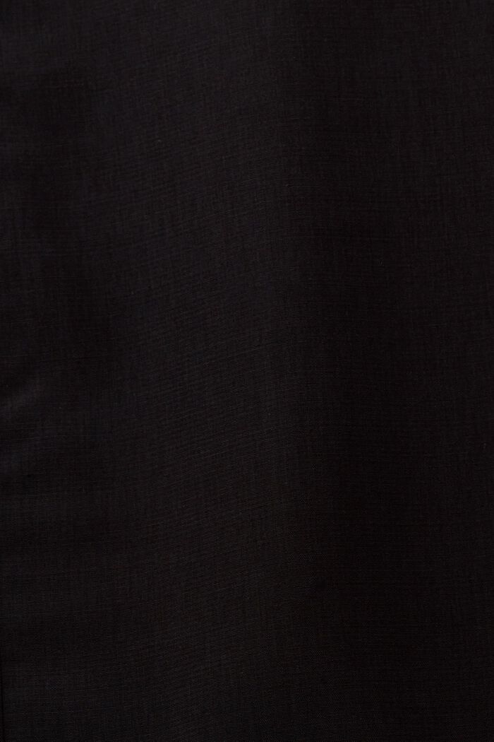 Halftransparante blouse, LENZING™ ECOVERO™, BLACK, detail image number 5