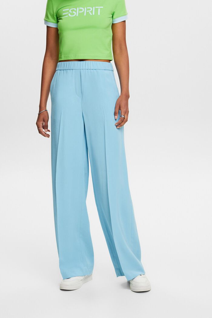 Pull-on broek, LIGHT TURQUOISE, detail image number 0