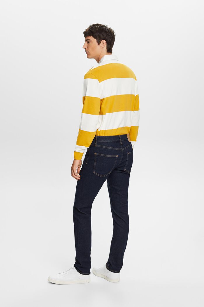 Slim fit jeans met middelhoge taille, BLUE RINSE, detail image number 3