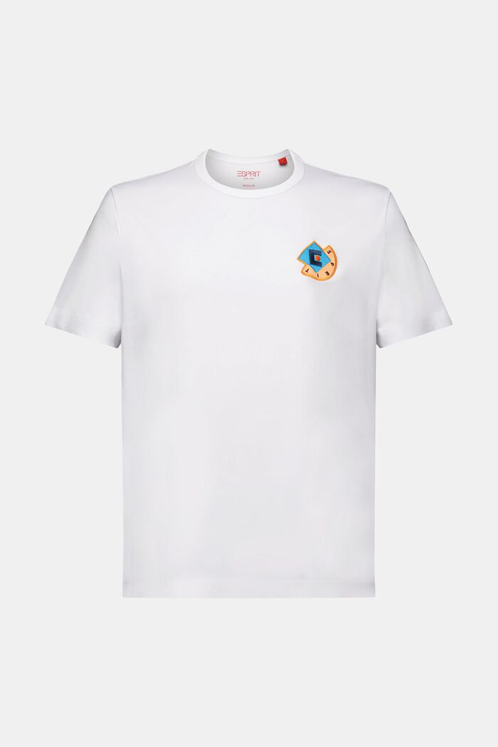 T-shirt met grafisch logo, WHITE, detail image number 7