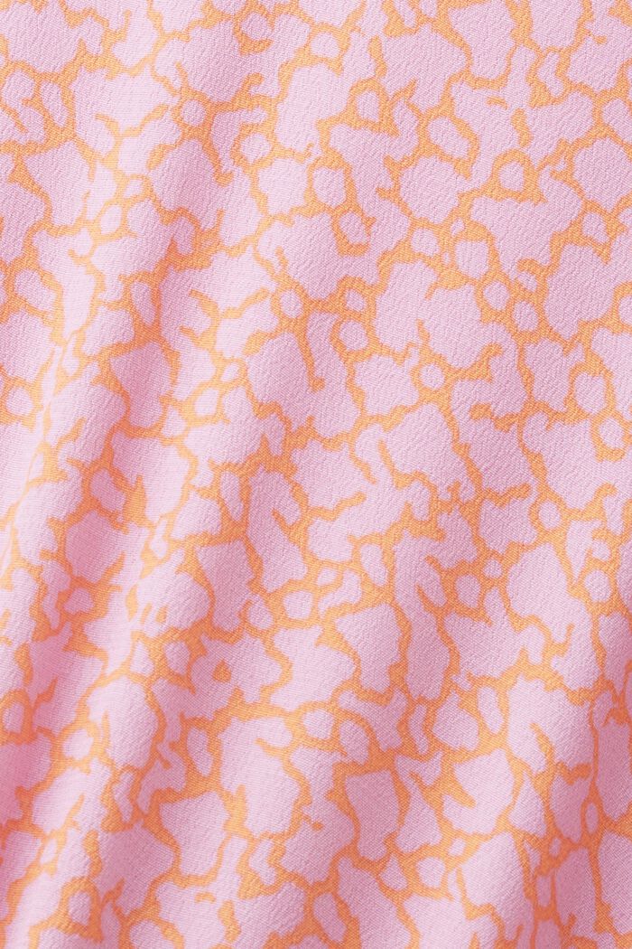 Midi-jurk met bloemenprint all-over, LILAC, detail image number 5