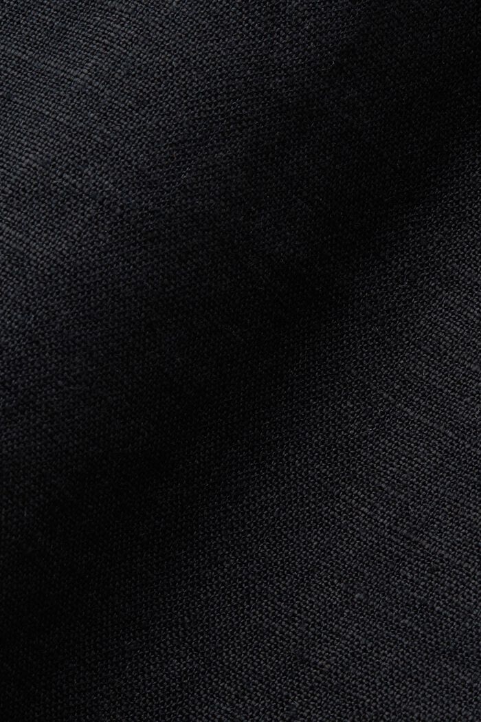 T-shirt met elastische mouwen, BLACK, detail image number 5