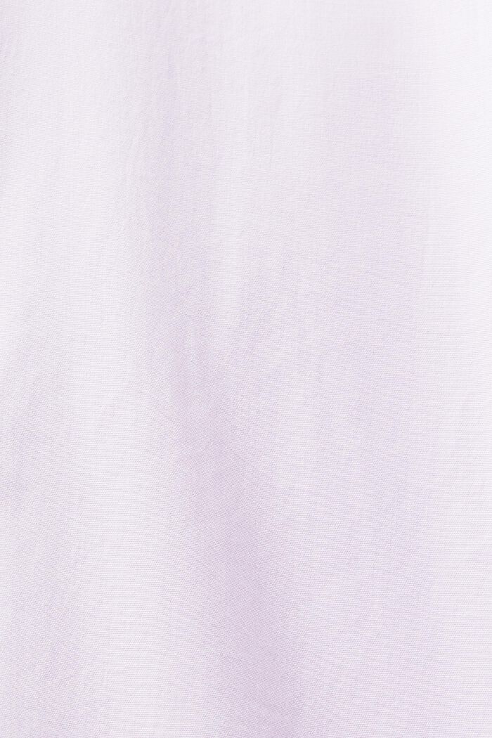 Oversized hemd van katoen-popeline, LAVENDER, detail image number 5