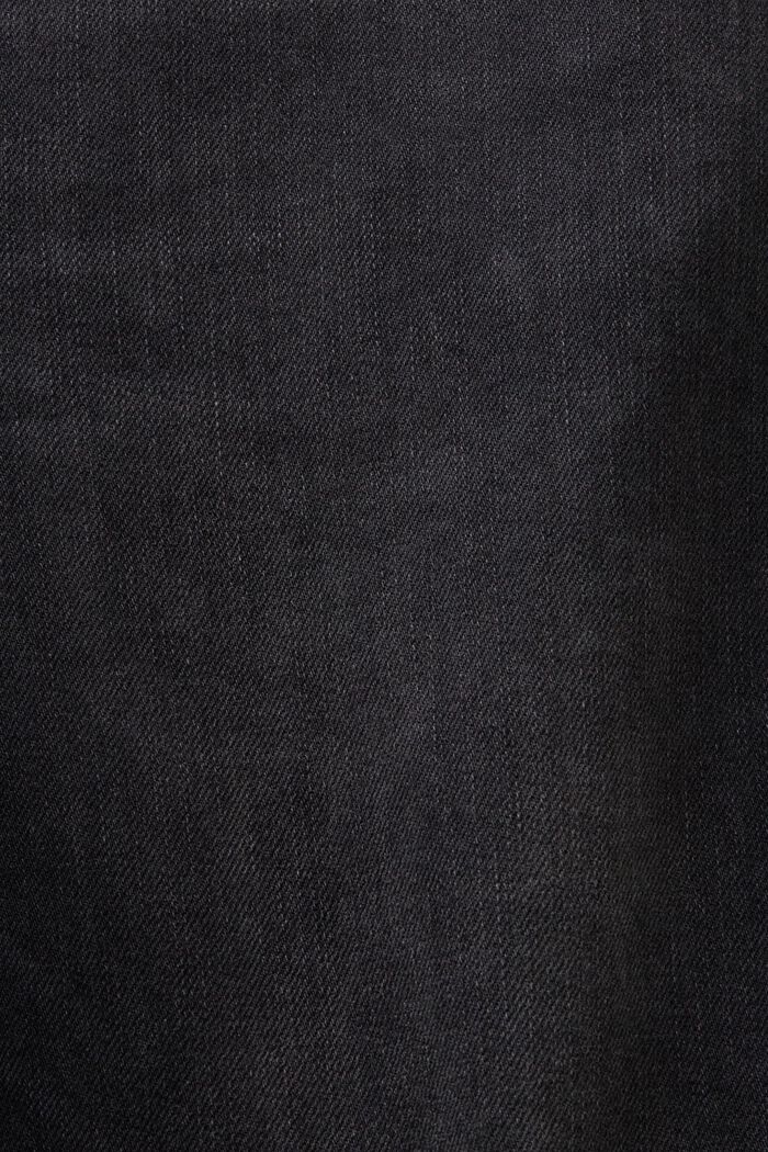 Gerecycled: skinny jeans, BLACK DARK WASHED, detail image number 6