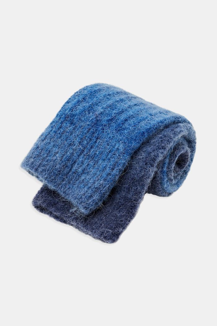 Kousen uit een mix van wol en alpaca, BLUE, detail image number 1