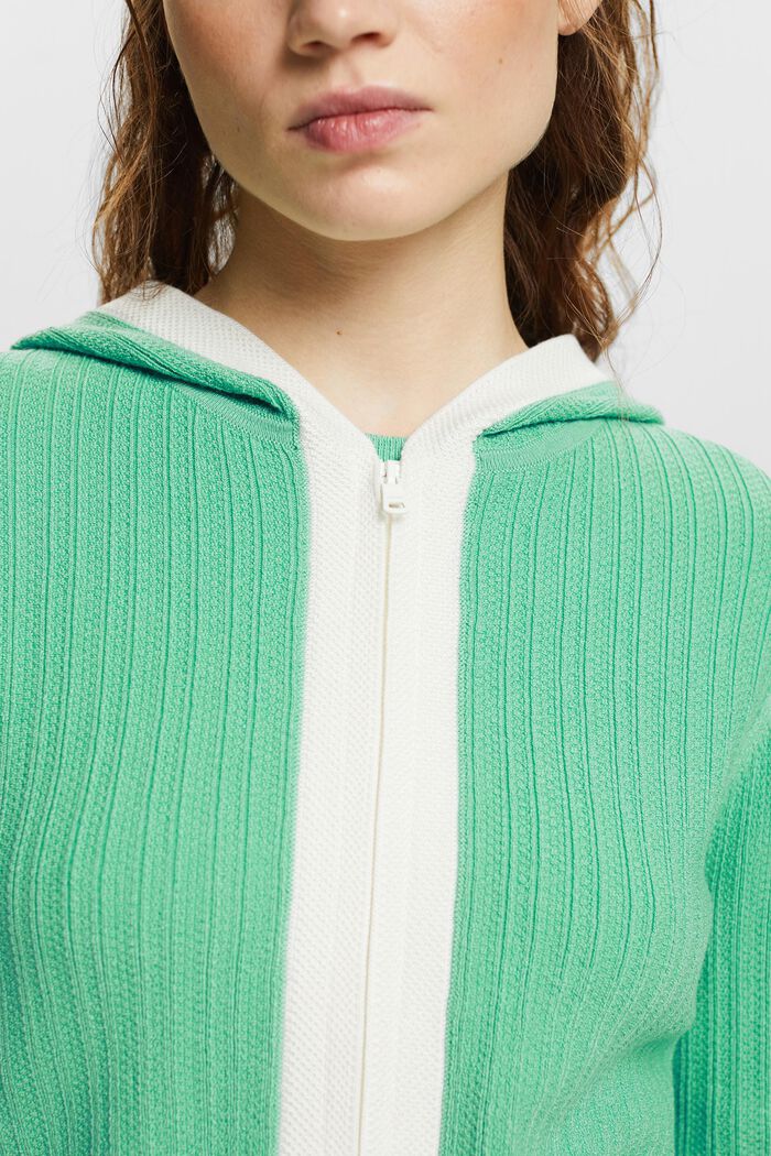 Sweaters cardigan, DUSTY GREEN, detail image number 3