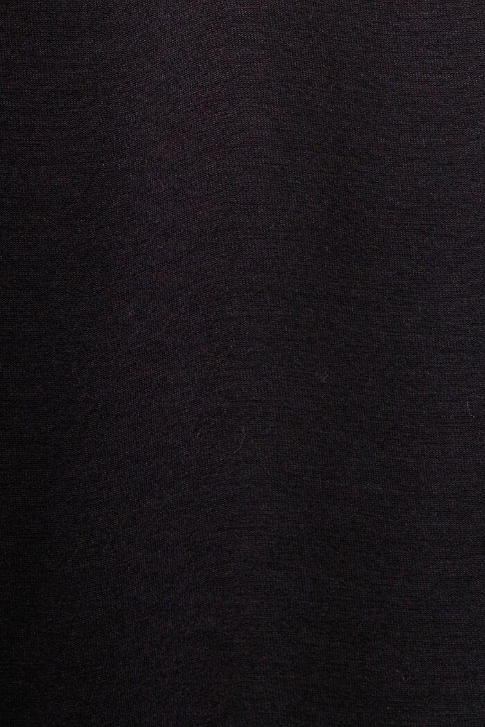 Jersey overhemdjurk met riem, BLACK, detail image number 6