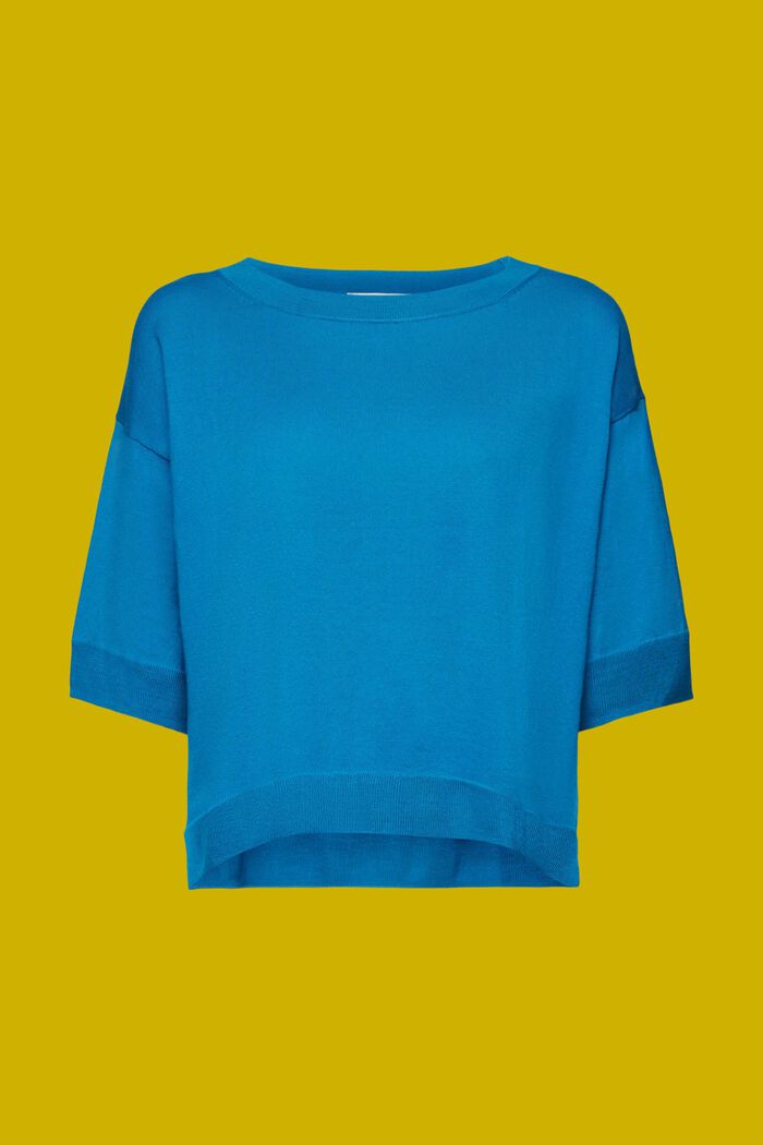 Sweaters, DARK TURQUOISE, detail image number 6
