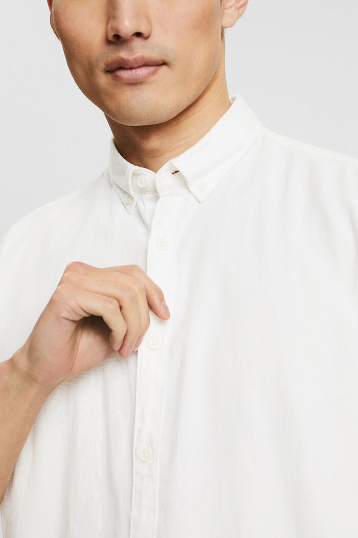 Overhemd met buttondownkraag, OFF WHITE, detail image number 2