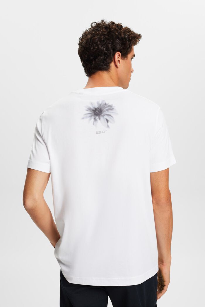 T-shirt van pimacotton, WHITE, detail image number 4