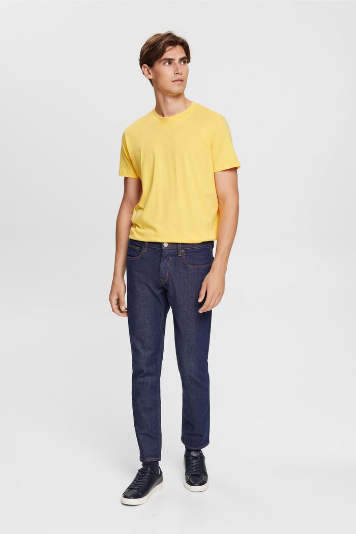 Slim fit-jeans met stretch, BLUE RINSE, detail image number 2