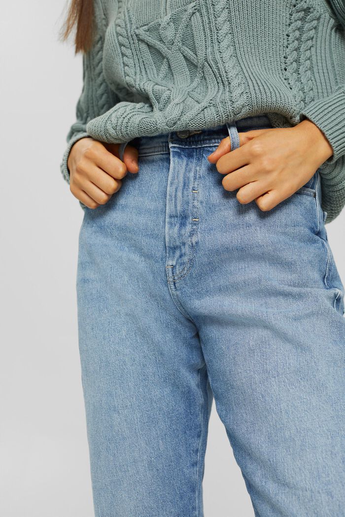 Jeans met rechte pijpen, BLUE LIGHT WASHED, detail image number 2
