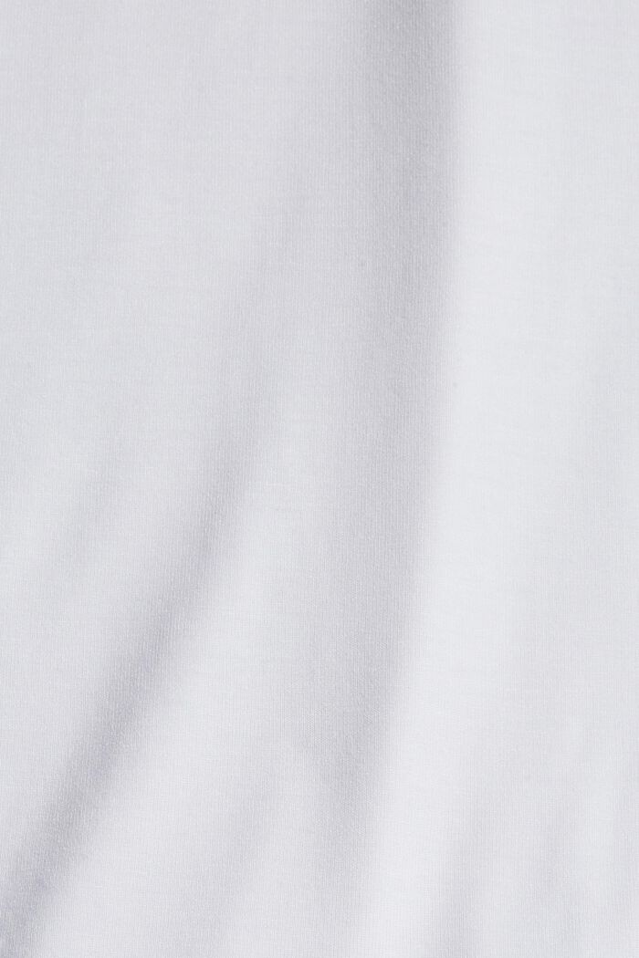 Shirt met tekst van LENZING™ ECOVERO™, WHITE, detail image number 4