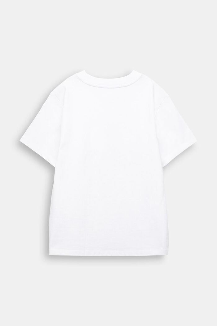 Grafisch T-shirt van katoen-jersey, WHITE, detail image number 2