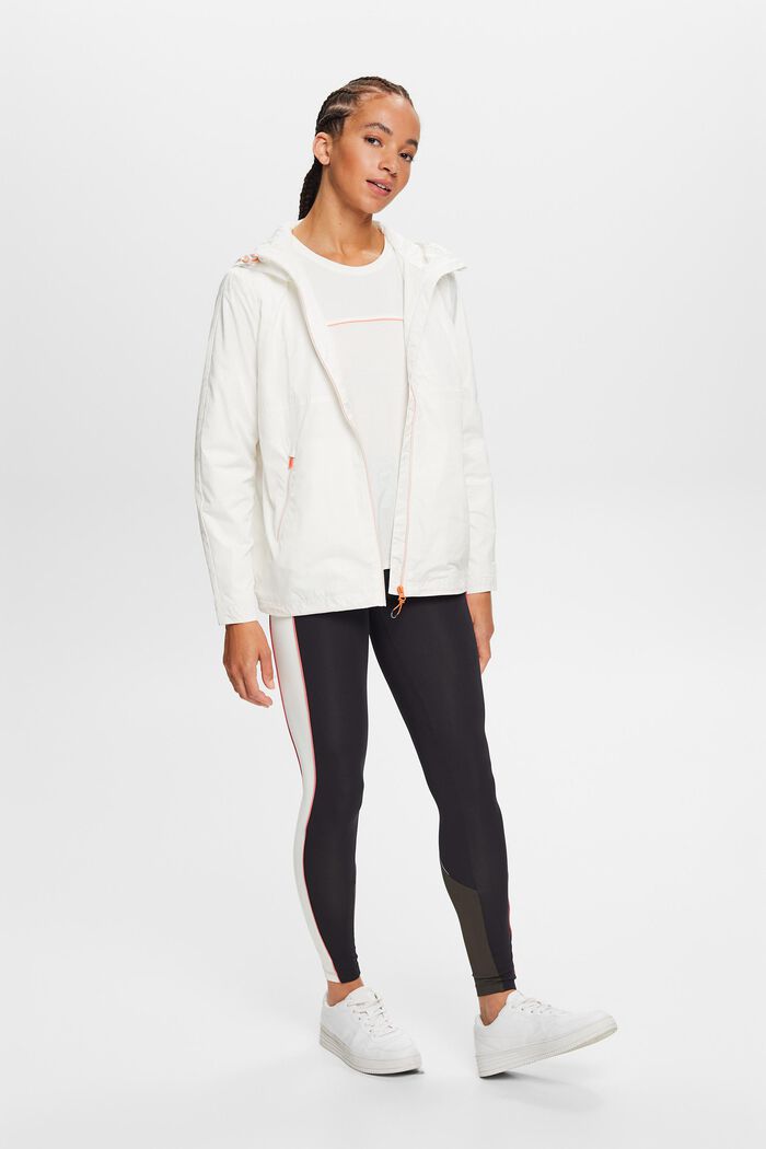 Sportieve, gestreepte top, OFF WHITE, detail image number 1