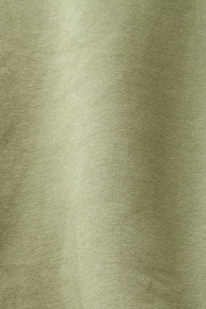 Gerecycled: effen sweatshirt, LIGHT KHAKI, detail image number 5