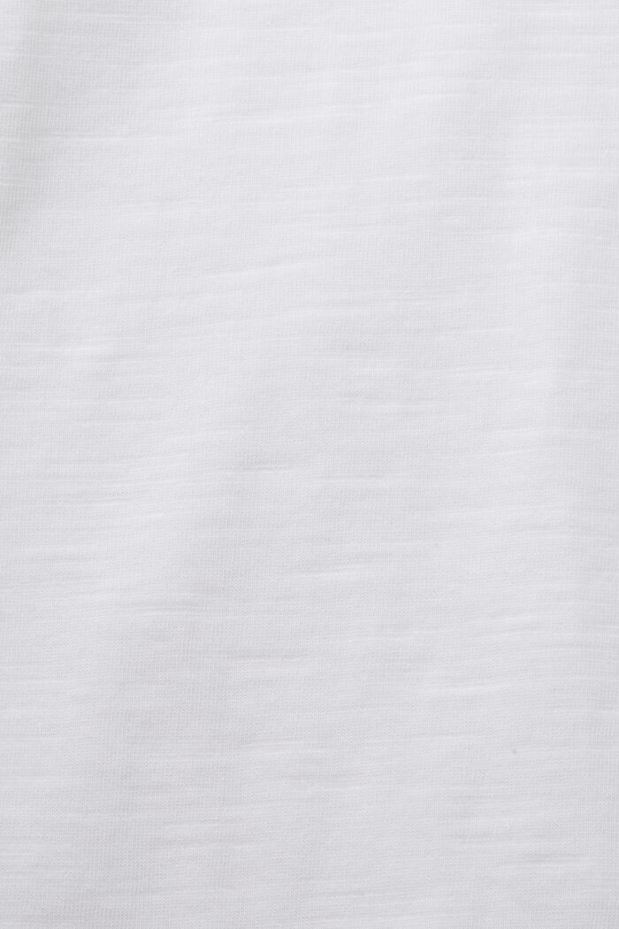 Longsleeve, 100% katoen, WHITE, detail image number 5