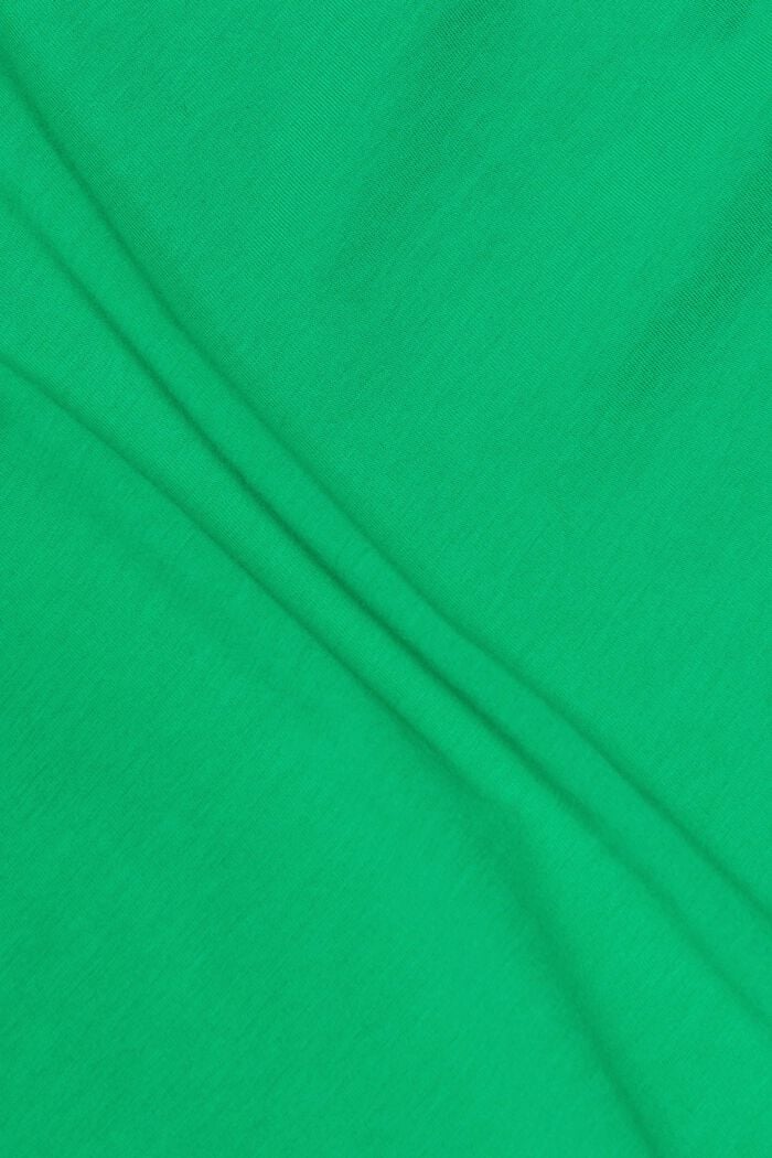 T-shirt met korte mouwen en ronde hals, GREEN, detail image number 4