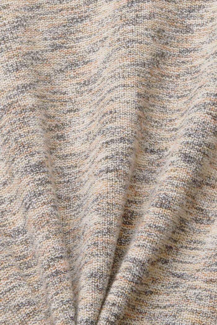 Sweater met wikkellook, CREAM BEIGE, detail image number 5
