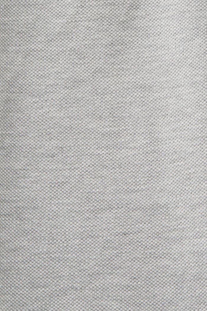 Poloshirt van katoen-piqué, LIGHT GREY, detail image number 5