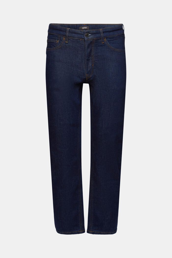 Relaxte jeans met een slim fit, BLUE RINSE, detail image number 6