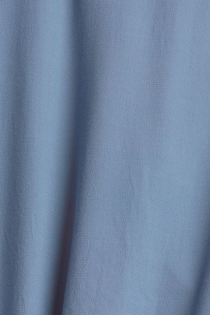Tuniekblouse met LENZING™ ECOVERO™, GREY BLUE, detail image number 1