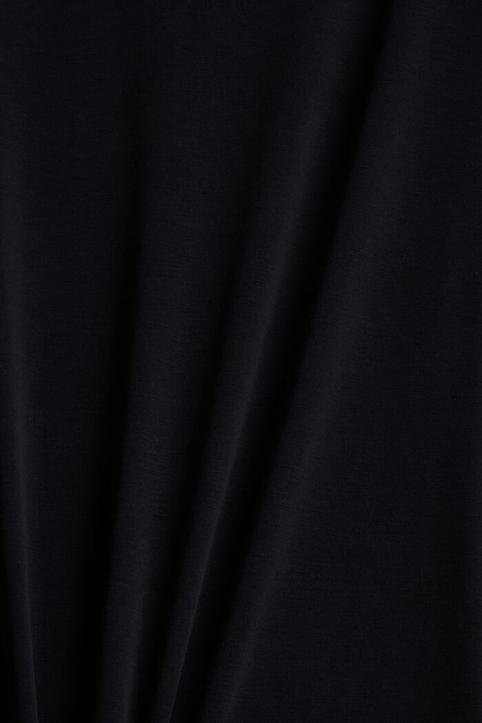Jersey jurk met tailleriem, BLACK, detail image number 4
