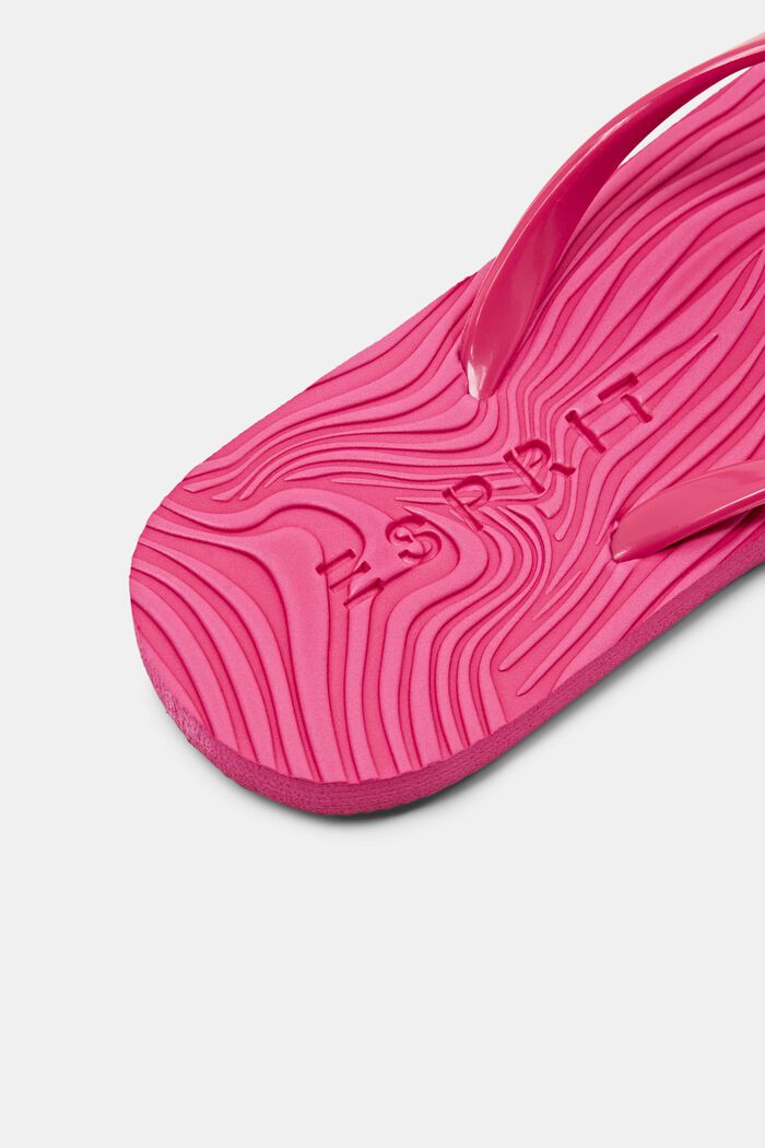 Modieuze teenslippers, PINK FUCHSIA, detail image number 3