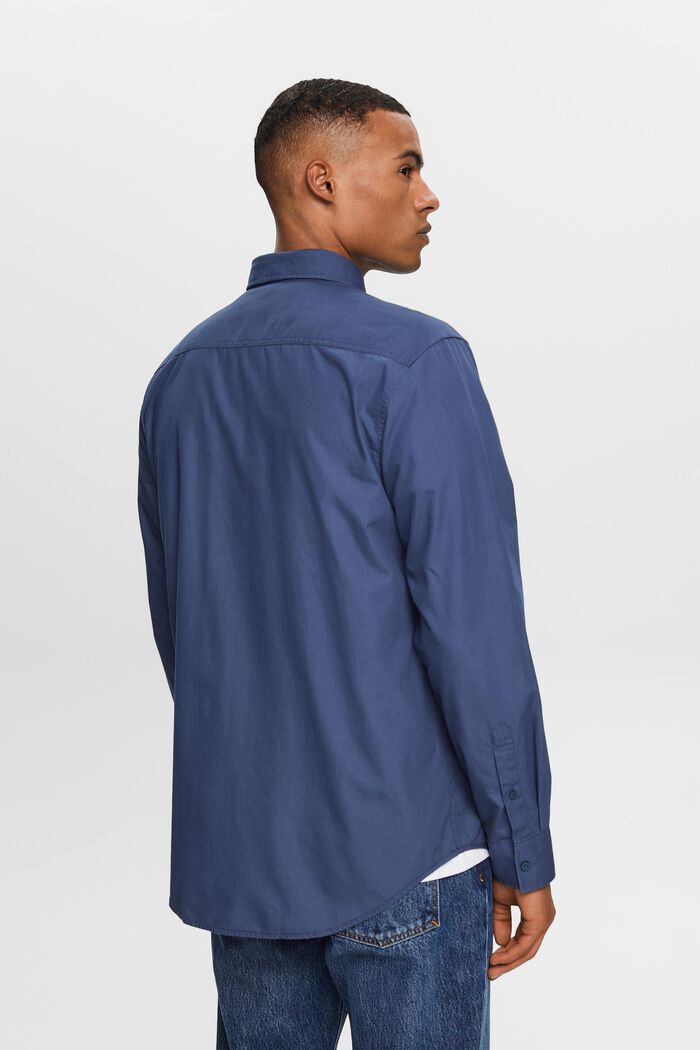 Utility-shirt van katoen, GREY BLUE, detail image number 4