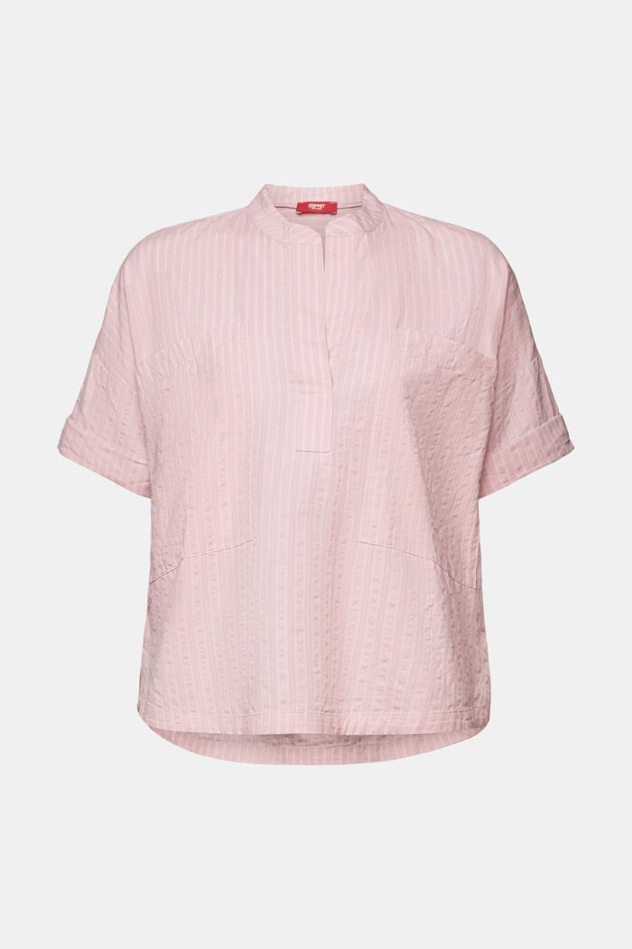 Gestreepte oversized blouse, OLD PINK, detail image number 6