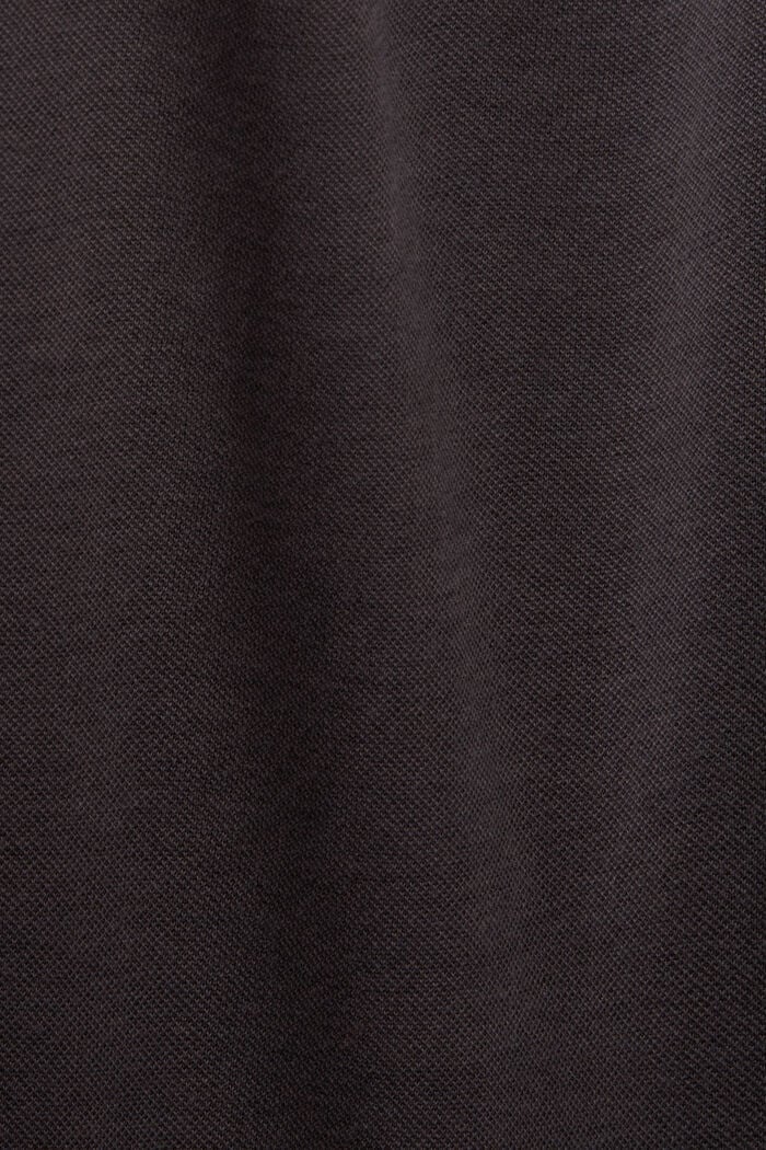 Jersey jurk met volants als zoom, TENCEL™, ANTHRACITE, detail image number 5