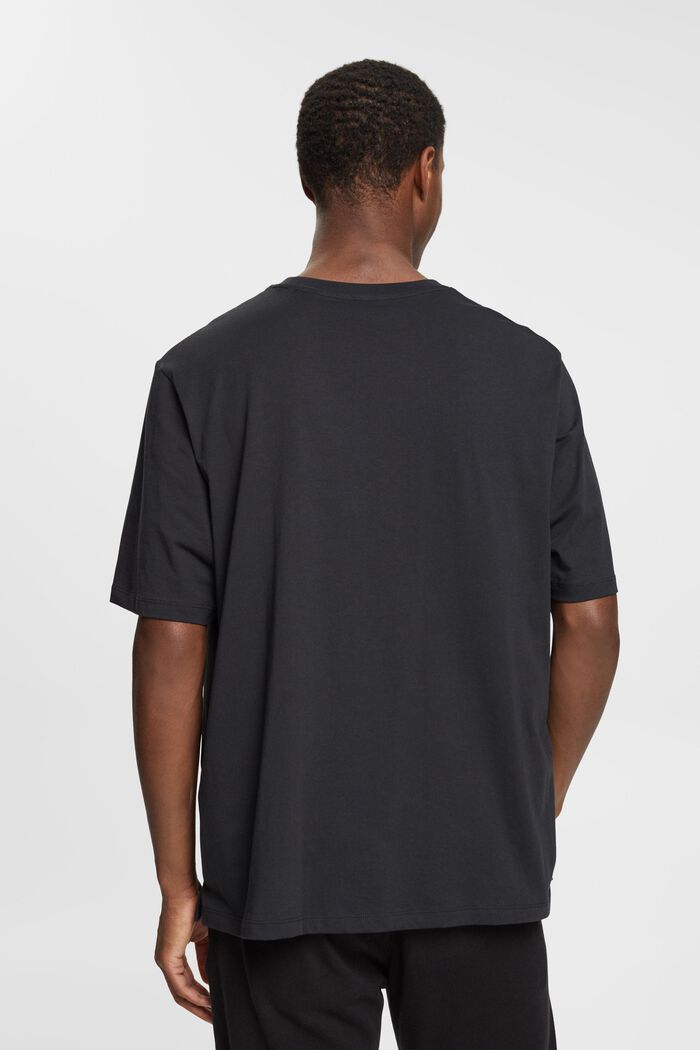 Jersey T-shirt met print, BLACK, detail image number 4