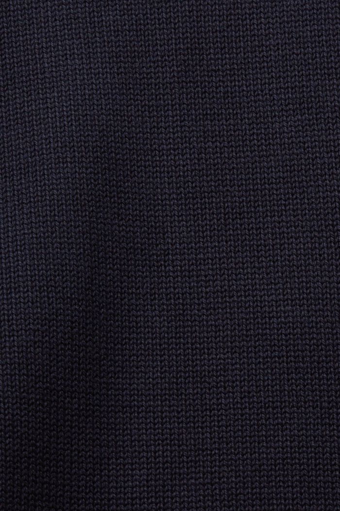 Katoenen sweatshirt met ronde hals, NAVY, detail image number 4
