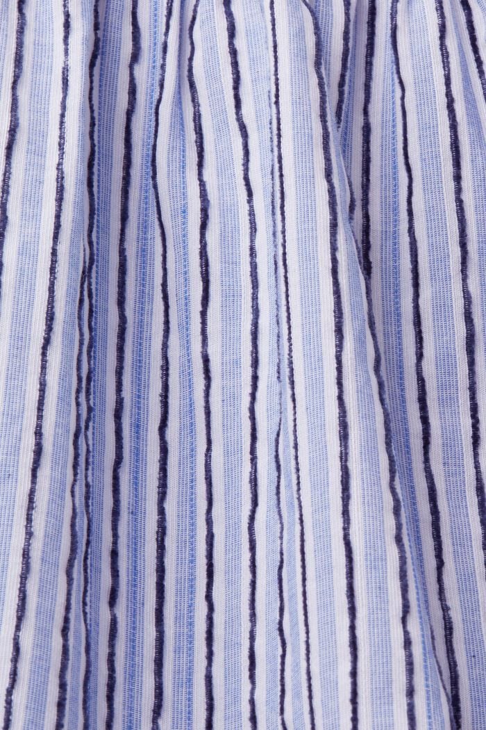 Gestreepte-jurk, 100% katoen, BRIGHT BLUE, detail image number 5