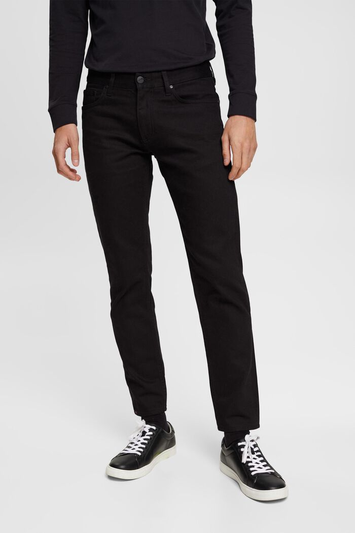 Slim fit-jeans, BLACK RINSE, detail image number 0