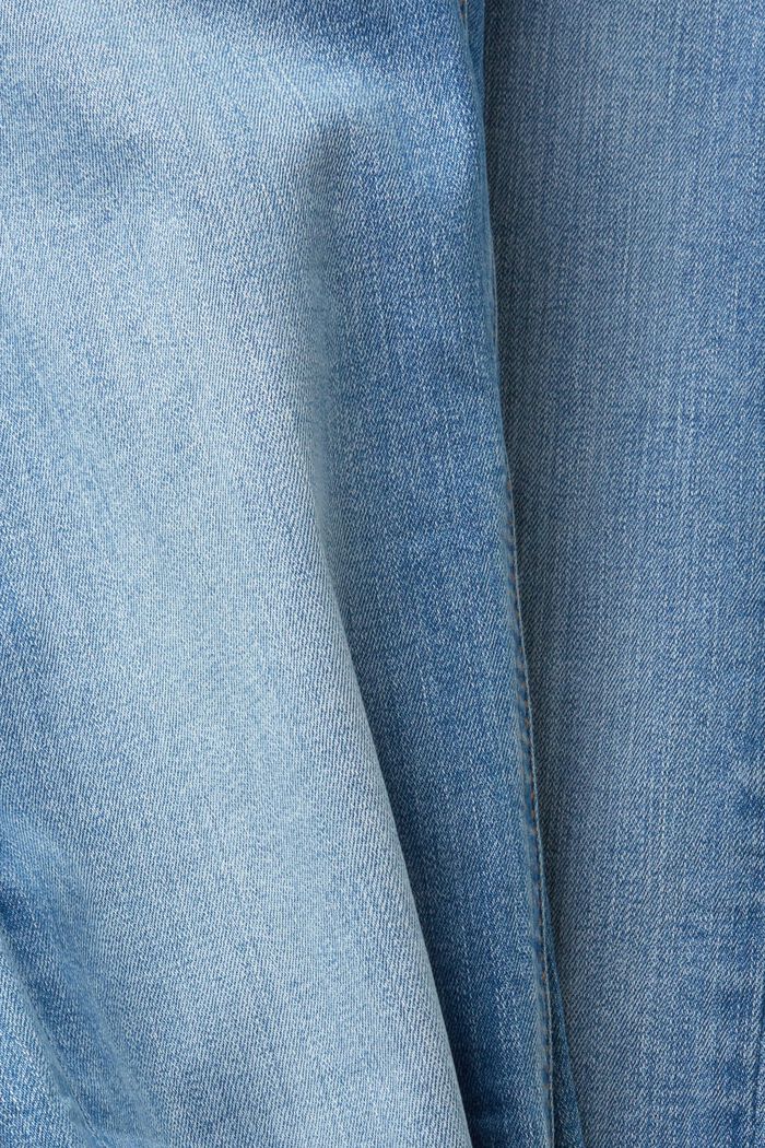 Mid-rise jeans met cropped pijpen, BLUE LIGHT WASHED, detail image number 6