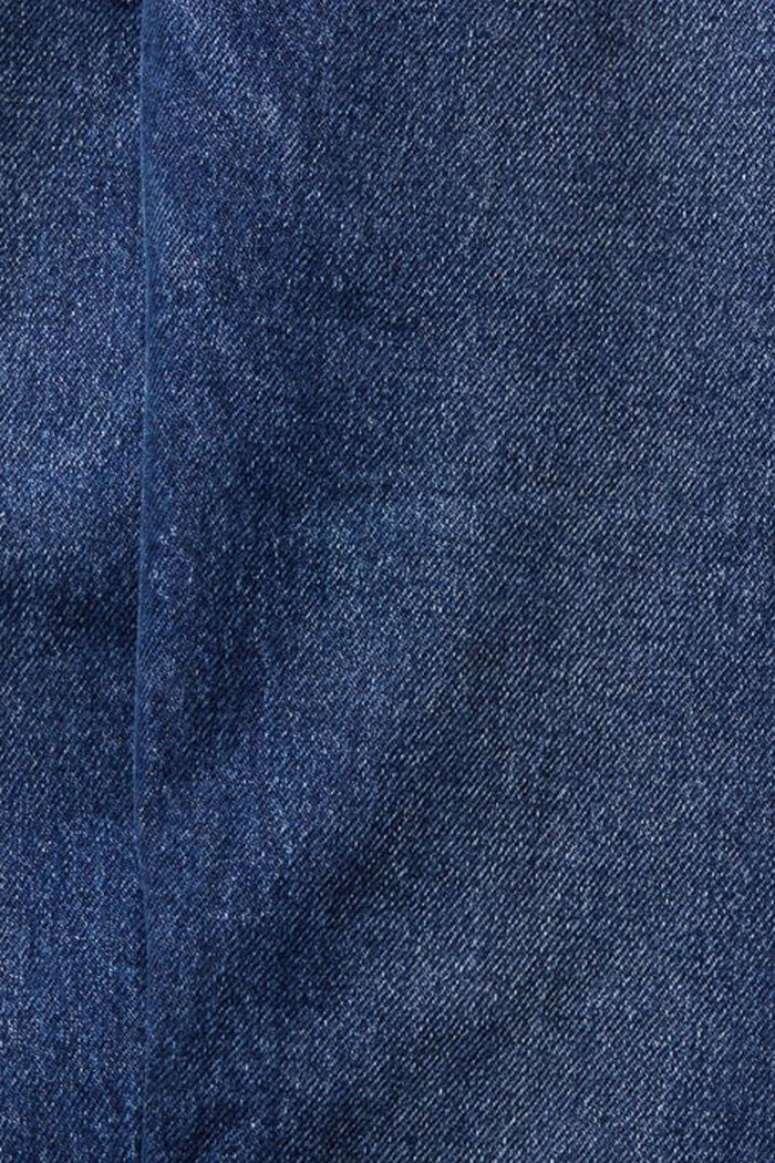 Jeans met rechte pijpen, BLUE DARK WASHED, detail image number 7