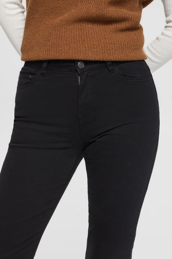 Mid-rise skinny fit broek, BLACK, detail image number 2