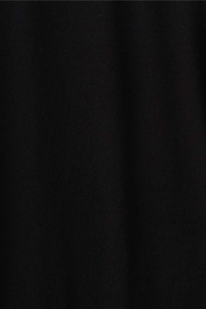 Chiffon mini-jurk met crinkles, BLACK, detail image number 5