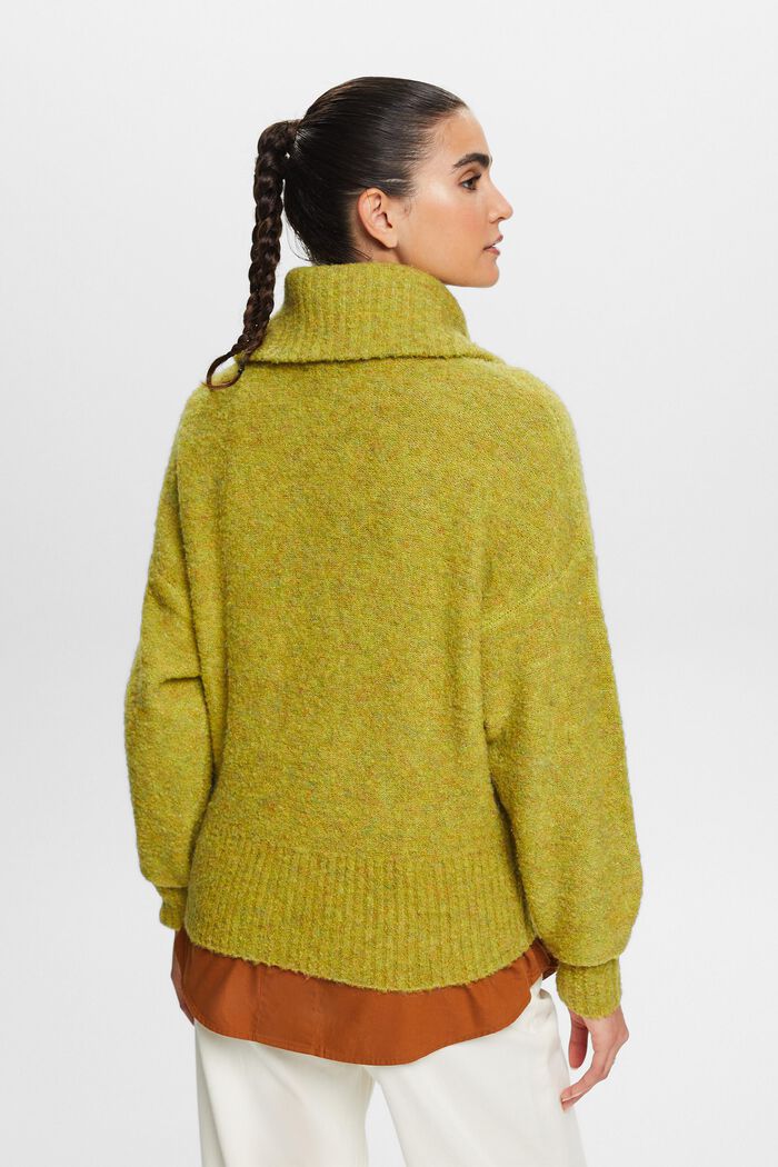 Sweaters cardigan, PISTACHIO GREEN, detail image number 6