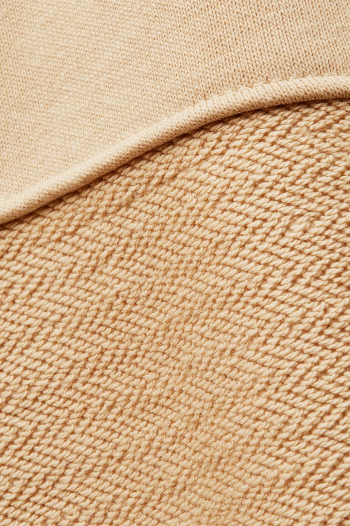 Cropped hoodie met patchwork, SAND, detail image number 5
