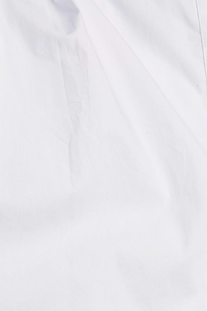 Overhemdblouse van 100% organic cotton, WHITE, detail image number 4