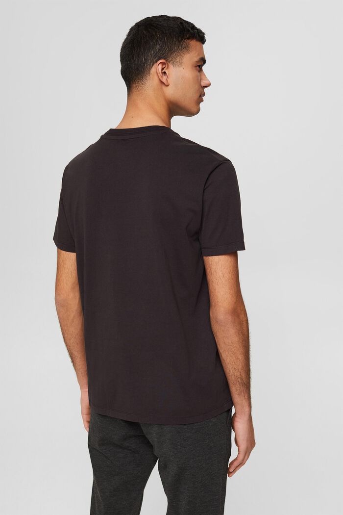 Jersey T-shirt met borstzak, BLACK, detail image number 3