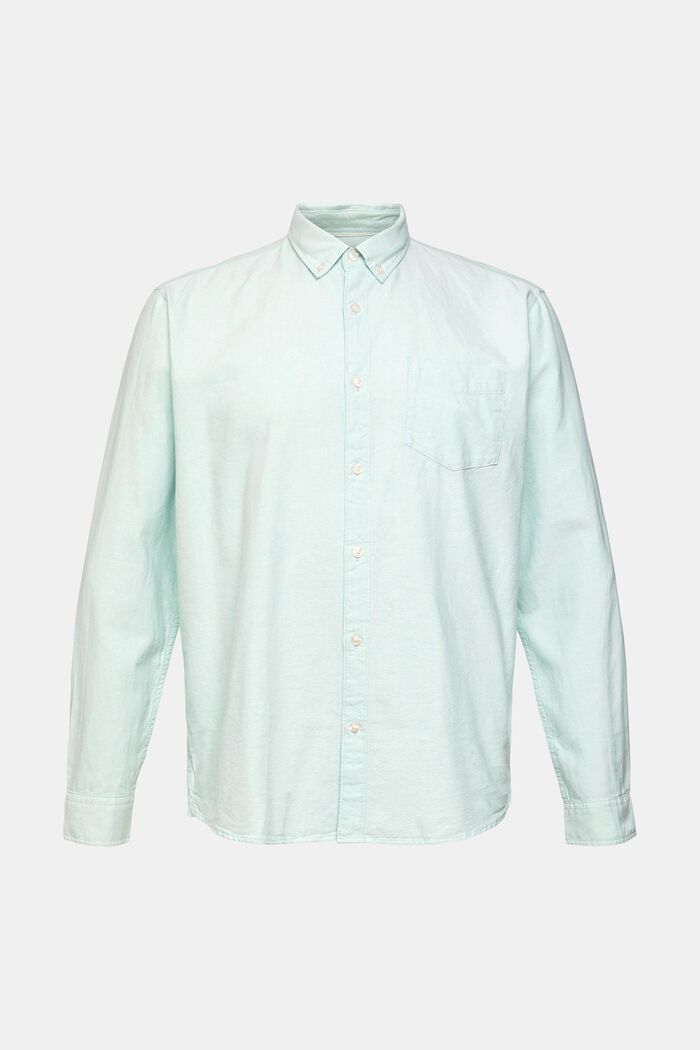 Overhemd met buttondownkraag, PASTEL GREEN, detail image number 5