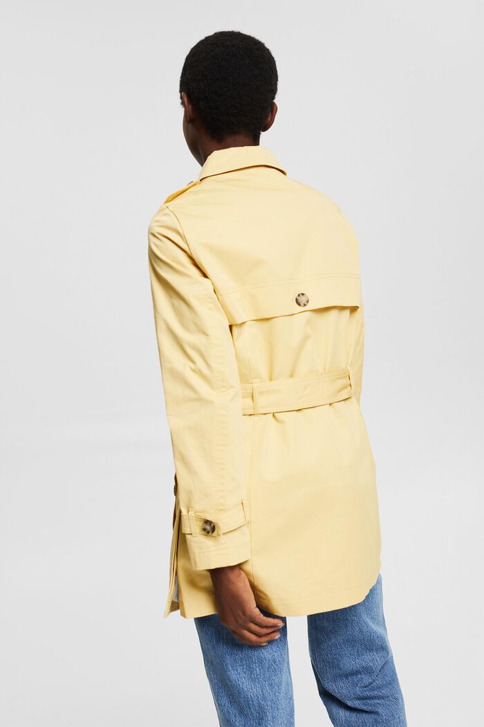 Outerwear jas, DUSTY YELLOW, detail image number 3