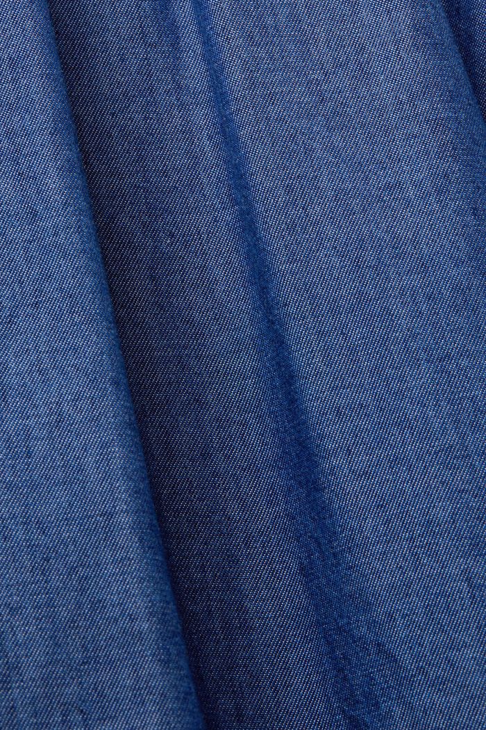 Mini-jurk met denim look, TENCEL™, BLUE DARK WASHED, detail image number 5