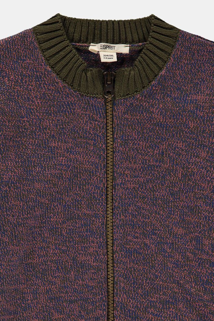 Vest van katoenmix, KHAKI GREEN, detail image number 2