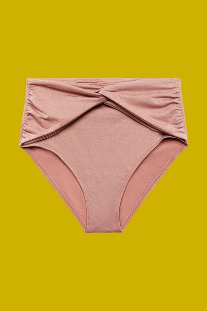Gerecycled: glinsterend bikinibroekje met hoge taille